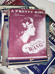 Sheet Music Lot of 80+Vintage Colorful Photos for Framing 1920s-50s, most 1940s