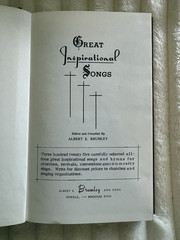 Vintage Great Inspirational Songs Alfred E. Brumley 1973 Songbook Hymnal