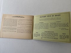 1931 Harry L Alford HUNGRY FIVE IN IRELAND Trumpet + 2nd Bb Clarinet Parts VG