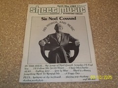 Lot of 9 Sheet Music Magazine All 1982 – 1983 Back Issues
