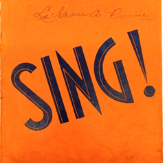 1937 Sing! C.C. Birchard & Co Vintage Paperback Songbook (K11)