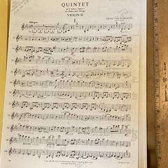 Dohnanyi Piano Quintet, Piano, 2 Violins, Viola, Cello
