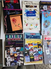 Lot of 16 Vintage 1990s Piano/Vocal/Guitar Songbooks – 90s Chart Top Hits ROCK +