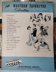 1965 « WESTERN FAVORITES » for the SILVERTONE ELECTRONIC ORGAN Song Book #4631-5