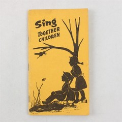 VTG Sing Together Children Songbook 1960 World Around Songs Paperback