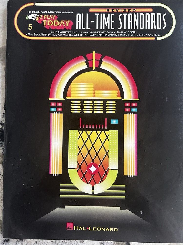 All-Time Standards by Hal Leonard, Revised EZ play 5 paperback