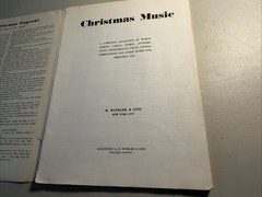 Vintage Christmas Sheet Music Book by M. Witmark & Sons – The Worlds Best Music
