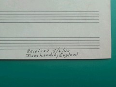 1940 TOLCHARD EVANS AUTOGRAPHED HAND SIGNED MUSIC SONG SHEET- « LADY OF SPAIN »