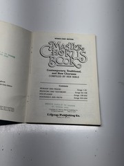 Master Chorus Book Words-Only Edition Lillenas Publishing Ken Bible Vintage