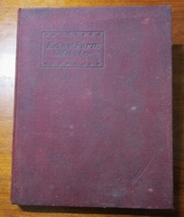 1907 Easy Form Music System Method Song Book by Carlton Reeve