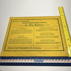 « Side by Side: A Piano Duet Book For Young Players » by Ella Ketterer 1940 USA