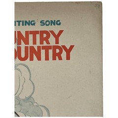 1917 Sheet Music FOR YOUR COUNTRY AND MY COUNTRY Recruiting Song Irving Berlin