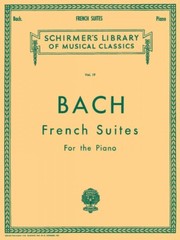 Bach French Suites Schirmer Piano Solo Sheet Music Book NEW 050252090