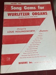 Wurlitzer Organ Vintage Sheet Music Songbooks (lot of 6) Songs from 1930s-1950s