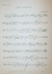 Clarinet & Piano: 2 Caprices by Tadeusz Baird New Unplayed