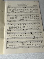 Vtg Low Voice Solos Songbook Gospel Songs 1954