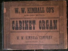 W.W. Kimball Cabinet Organ Easy Method Instruction Book 1878 Vintage Music