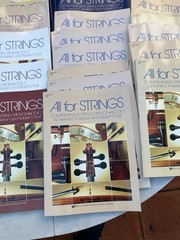 Lot ALL FOR STRINGS BOOKS Bulk For Orchestra + A Few Extra Books Of Sheet Music