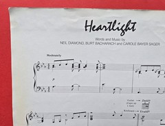Neil Diamond Heartlight Sheet Music &rsquo;82 Piano Guitar Vocal Cherry Lane US SELLER