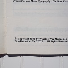 SING A GOSPEL SONG Songbook Vol 5 Daywind 1988 Southern Gospel Music 30 Songs