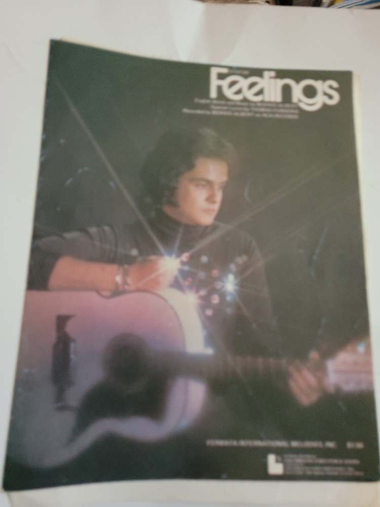 Morris Albert Sheet Music Feelings Recorded on RCA Fermata Interntl 1975 SM1