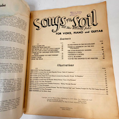 Songs of the Soul All-Star Hillbilly Folio 1942 Piano Guitar 6 Stars Sheet Music