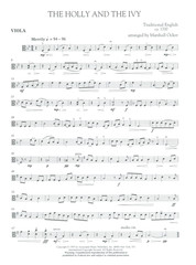 Christmas Collection String Quartet Score & Parts 1995 Marshall Ocker Sunrise