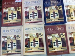 Lot ALL FOR STRINGS BOOKS Bulk For Orchestra + A Few Extra Books Of Sheet Music
