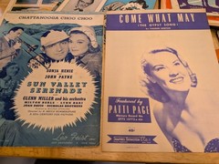 Lot of 10 antique vintage sheet music folios – different songs 1920s-1950s Lot 5