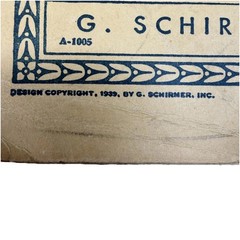 Vintage Schirmer Album Of Sacred Songs Low Voice Vol 1385 Vocal Sheet Music 1939
