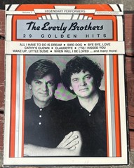 1988 The Everly Brothers 29 Colden Hits Song Book