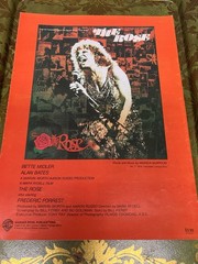 The Rose Bette Midler Sheet Music 1979 20th Century-Fox Music & Lyrics Vintage