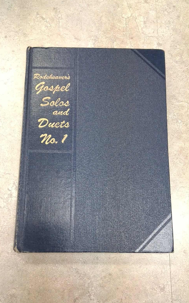 Rodeheaver&rsquo;s Gospel Solos And Duets No. 1 1925 hardcover Good/acceptable
