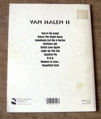 Van Halen 2 used Guitar tab songbook sheetmusic