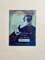1927 FRASQUITA SERENADE Sheet Music Franz Lehar Fritz Kreisler Violin Piano