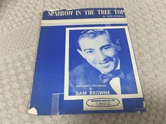 SMF26 SHEET MUSIC – SAM BROWNE : SPARROW IN THE TREE TOP