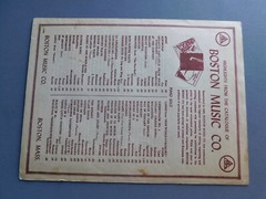 Waltz in A flat – by Johannes Brahms – 1926 sheet music for Piano – Boston Music