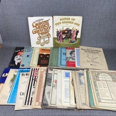 Antique & Vintage Lot Of 29 Music Sheets &Books, Boogie Woogie, Smith, Scale…
