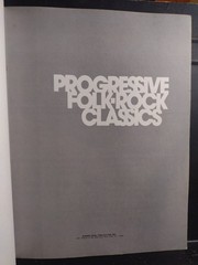 Progressive Folk Rock Classics Songbook Piano Guitar 144 Pages Excellent Cond.