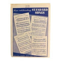 Young and Foolish Sheet Music 1954 Plain and Fancy Barbelle Cover Art Broadway