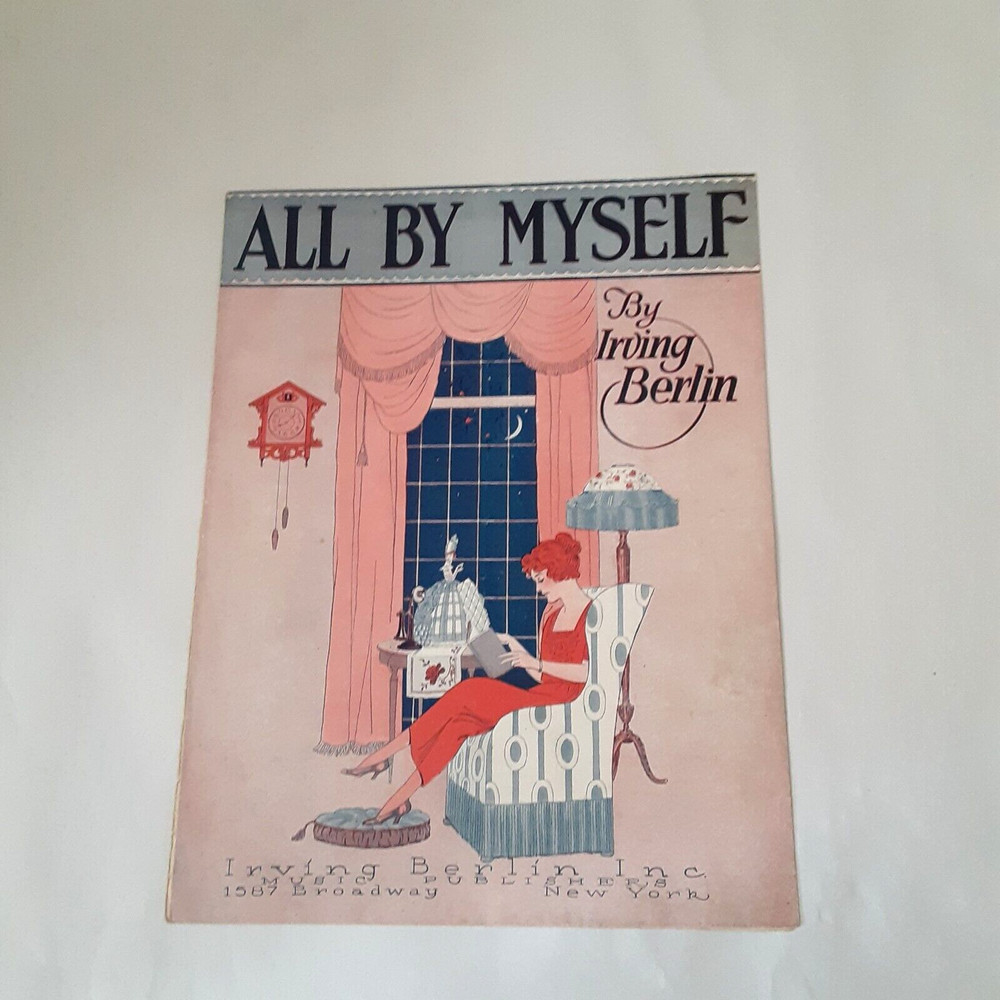 Vintage sheet music All By Myself Irving Berlin 1920