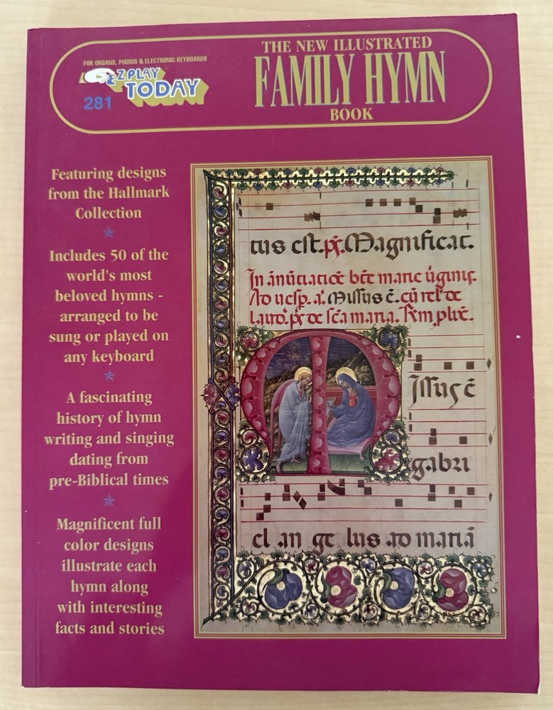THE NEW ILLUSTRATED FAMILY HYMN BOOK PIANO/VOCAL MUSIC BOOK