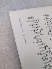 Sylvius Leopold Weiss “Fuga No. 6&Prime; Guitar Sheet Music Schott 11082 1970