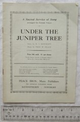 Under the Juniper Tree, A Sacred Song arranged for Female Voices