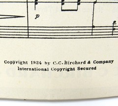 Requiem Sheet Music 1924 A Cappella SATB Mixed Voices Chorus Bantock US Seller