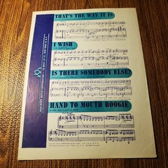 I Wish Sheet Music Allan Roberts Doris Fisher Northern Music 1945 P/V/G