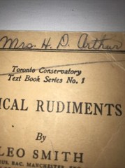 Musical Rudiments by Leo Smith (1920) music 1