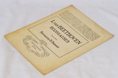 Ludwig Van Beethoven 1925 Antique Sheet Music Ecossaises