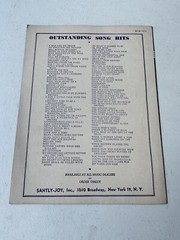 Sparrow In the Tree Top – Bob Merrill – Sheet Music 1951