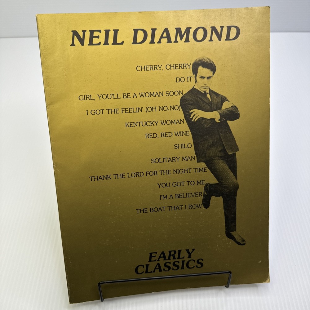 Neil Diamond Early Classics Songbook 1978 Tallyrand Music Inc. Vintage